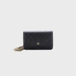 Chain Quilted Caviar